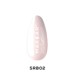 Makear-Sparkling Rubber Base 02 Casi.8ml - 1