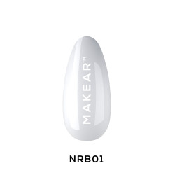 Makear-Nude Rubber Base White 8ml - 1
