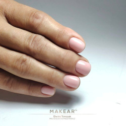 Makear-Nude Rubber Base Warm  Beige 8ml - 2