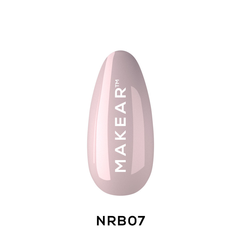 Makear-Nude Rubber Base Warm  Beige 8ml - 1
