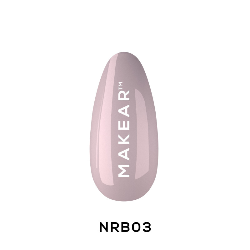 Makear-Nude Rubber Base Pudding Pink 8ml - 1