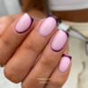 Makear-Nude Rubber Base Pudding Pink 8ml - 3