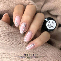 Makear-Nude Rubber Base Pudding Pink 8ml - 6