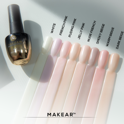 Makear-Nude Rubber Base French Pink 8ml - 3