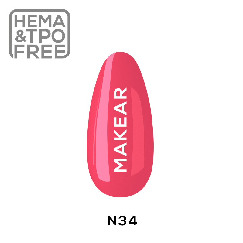 Makear-Lakier hybrydowy N34 Neon 8ml - 1