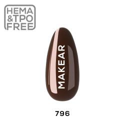 Makear-Lakier hybrydowy 796 Red Love 8ml - 1
